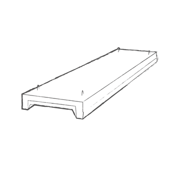 Плиты перекрытия ребристые